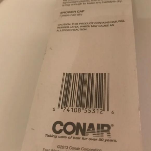 Shower Cap Reusable Large Purple Made of Durable Plastic Brand New Sealed - Picture 2 of 6